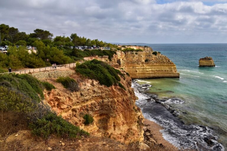 Scenic Algarve cliffs for a coastal hiking stay